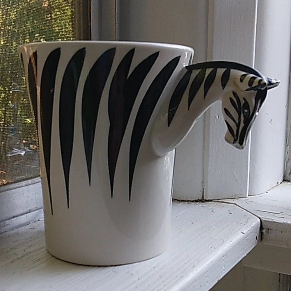 Pier 1 Zebra Mug